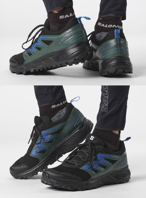 Salomon Męskie Buty Sportowe Wander GTX Wodoodporne - Czarne