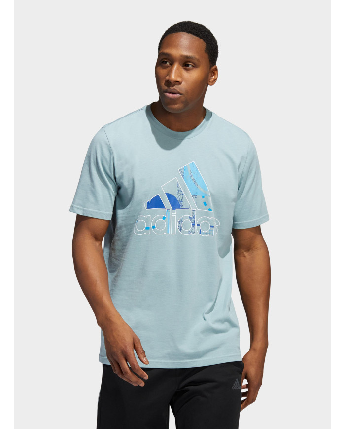 Adidas Męski T-shirt M Art Bos G T HE4824 Niebieski | Sklep Monotox