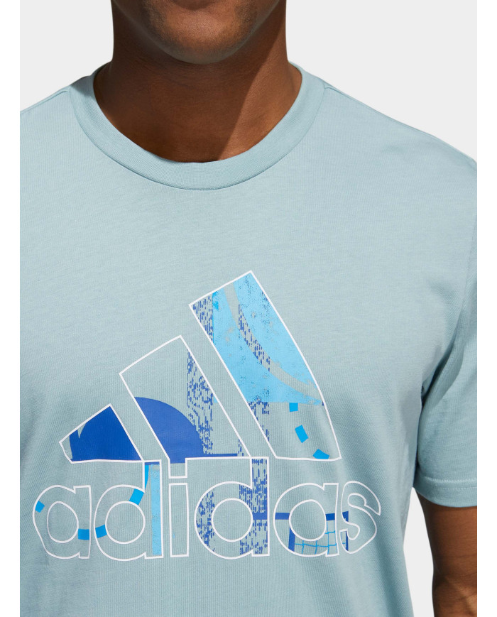 Adidas Męski T-shirt M Art Bos G T HE4824 Niebieski | Sklep Monotox