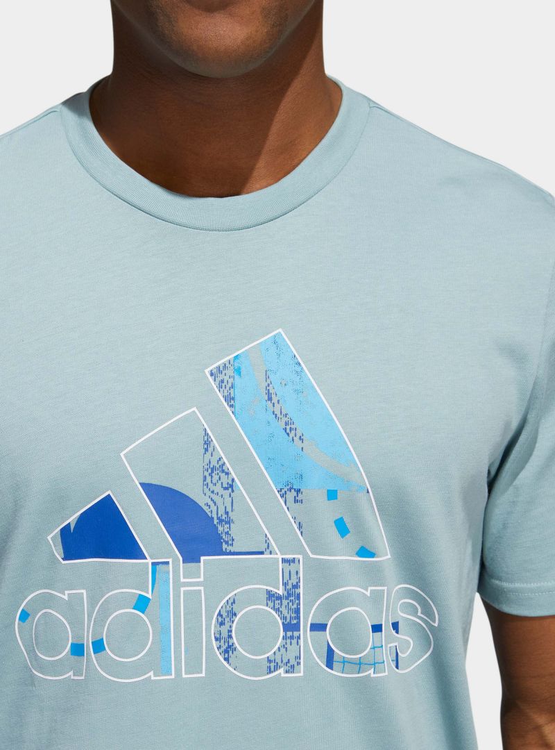 Adidas Męski T-shirt M Art Bos G T Niebieski | Oficjalny sklep | Monotox