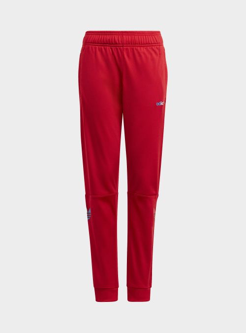 Adidas Junior Spodnie Trackpant Dresowe - Czerwone
