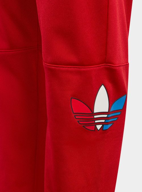 Adidas Junior Spodnie Trackpant Dresowe - Czerwone