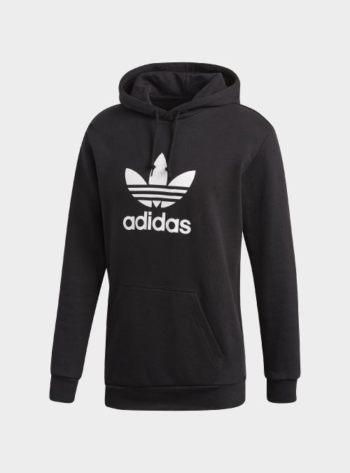 Adidas Męska Bluza TREFOIL HOODIE Czarny