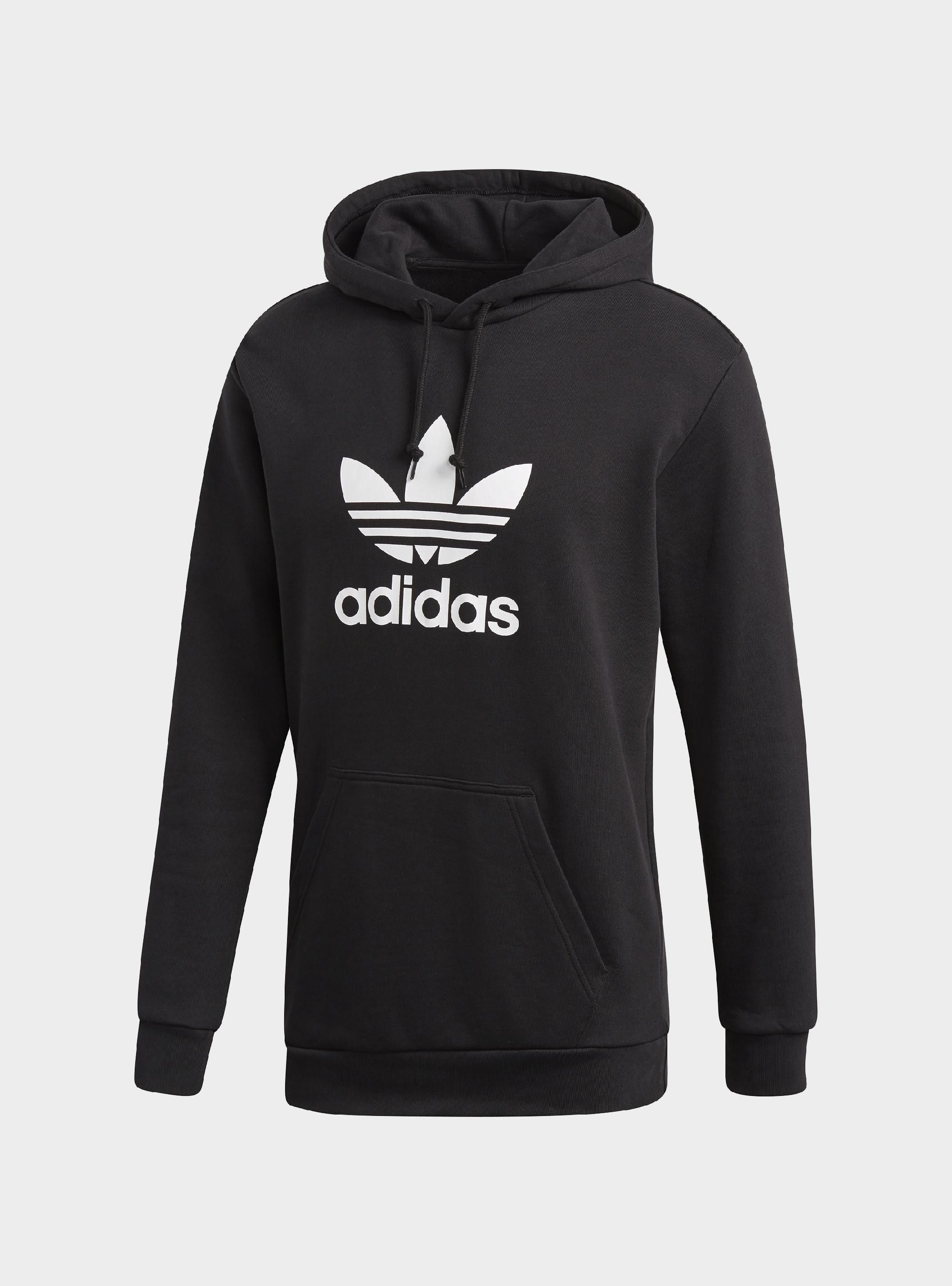 Adidas Męska Bluza TREFOIL HOODIE Czarny