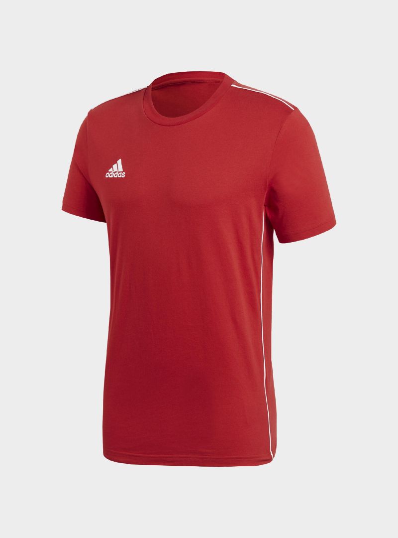 Adidas Męski T-shirt Core18 Tee Czerwony | Oficjalny sklep | Monotox
