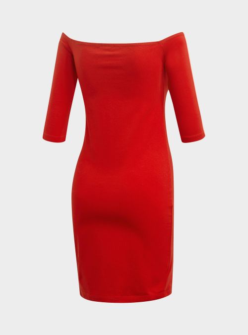 Adidas Damska Sukienka Shoulder Dress Czerwony | Oficjalny sklep | Monotox