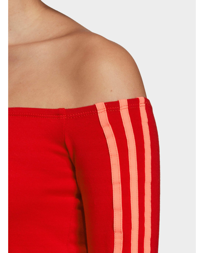 Adidas Damska Sukienka Shoulder Dress Czerwony | Oficjalny sklep | Monotox