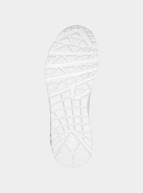 Skechers Damskie Sneakersy Uno Highlight Love Wygodne - Białe