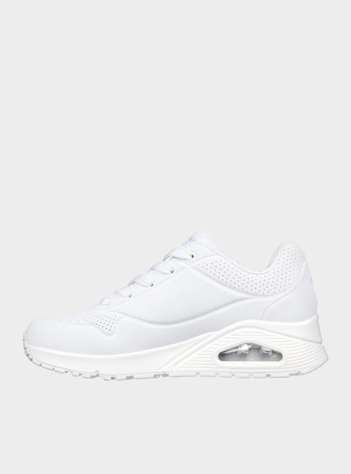 Skechers Damskie Sneakersy Uno Highlight Love Wygodne - Białe