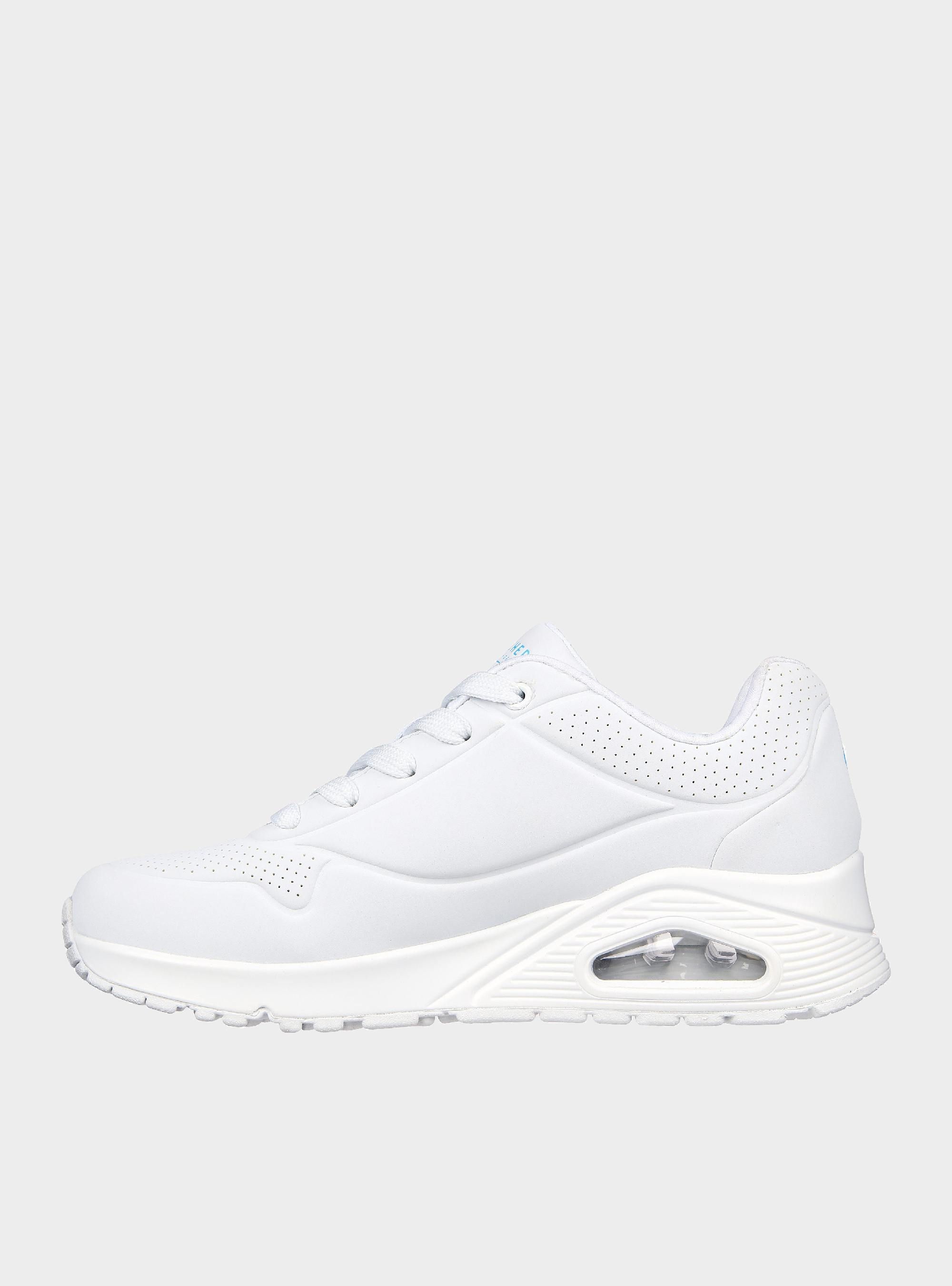 Skechers Damskie Sneakersy Uno Highlight Love Wygodne - Białe
