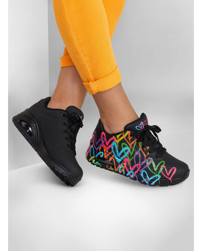Skechers UNO HIGHLIGHT LOVE 177981BKMT