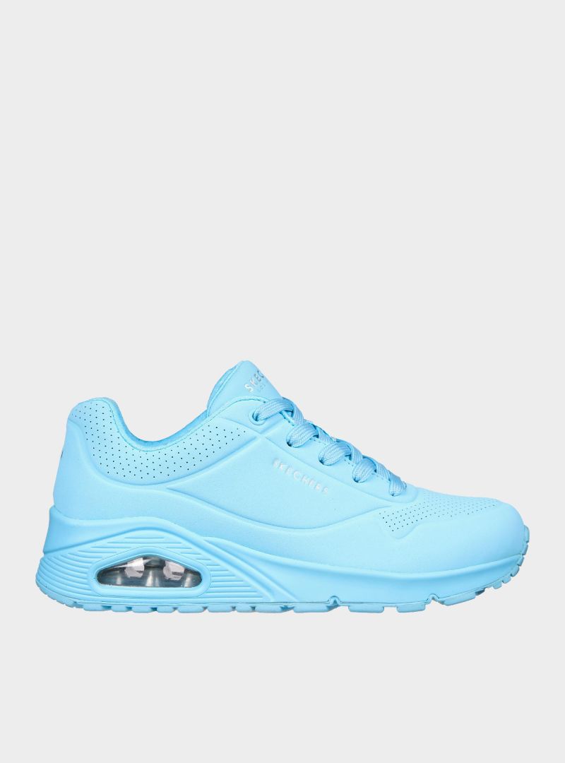 Skechers Damskie Sneakersy Uno - Niebieskie | Styl