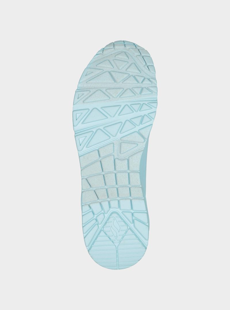 Skechers Damskie Sneakersy Uno - Niebieskie | Styl
