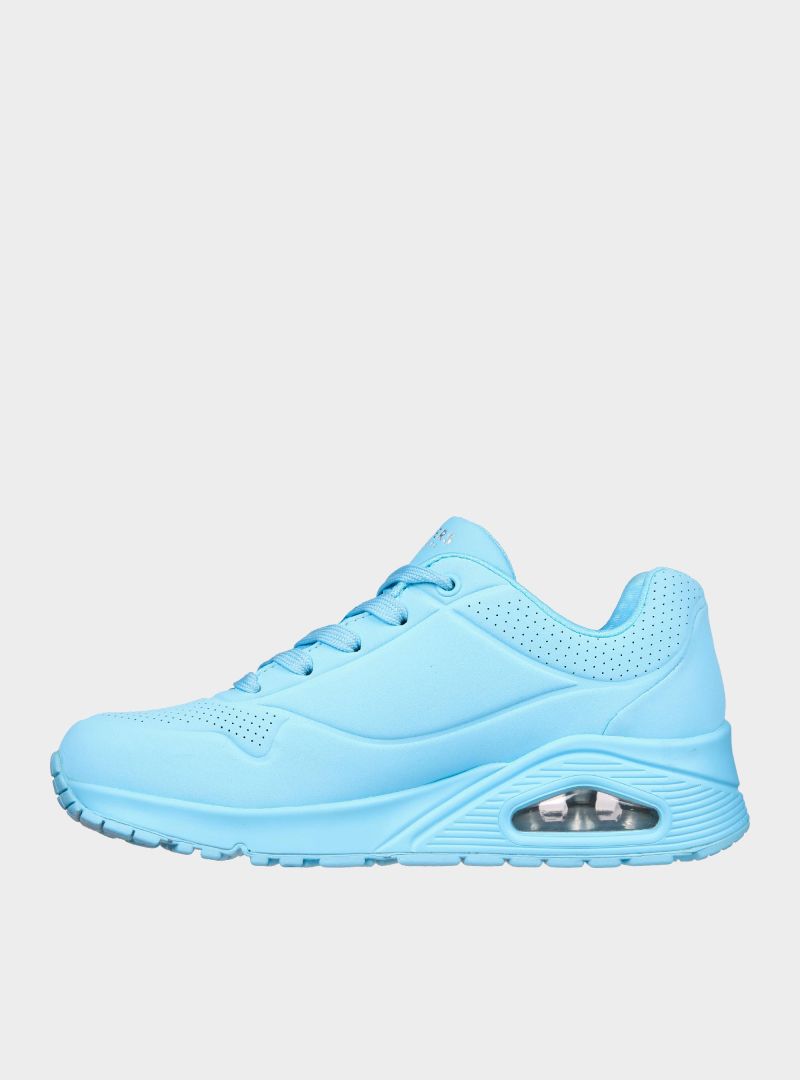Skechers Damskie Sneakersy Uno - Niebieskie | Styl