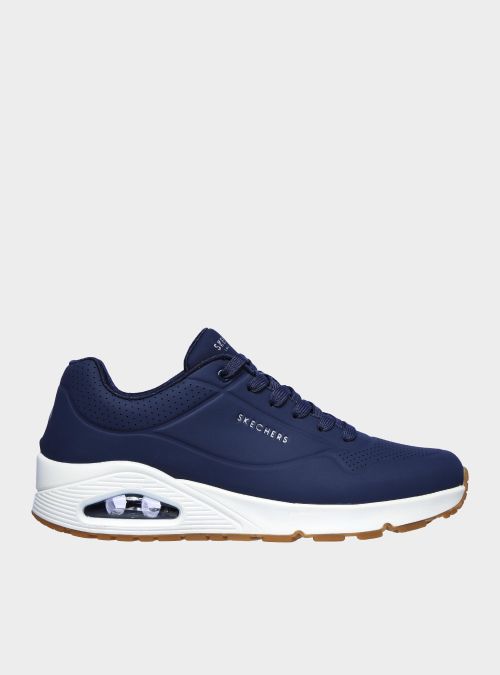 Skechers Męskie Sneakersy UNO STAND ON AIR Granatowy 52458NVY