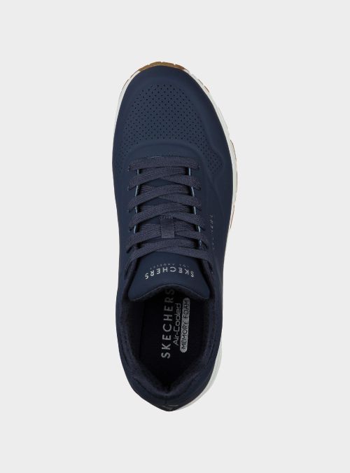 Skechers Męskie Sneakersy UNO STAND ON AIR Granatowy 52458NVY