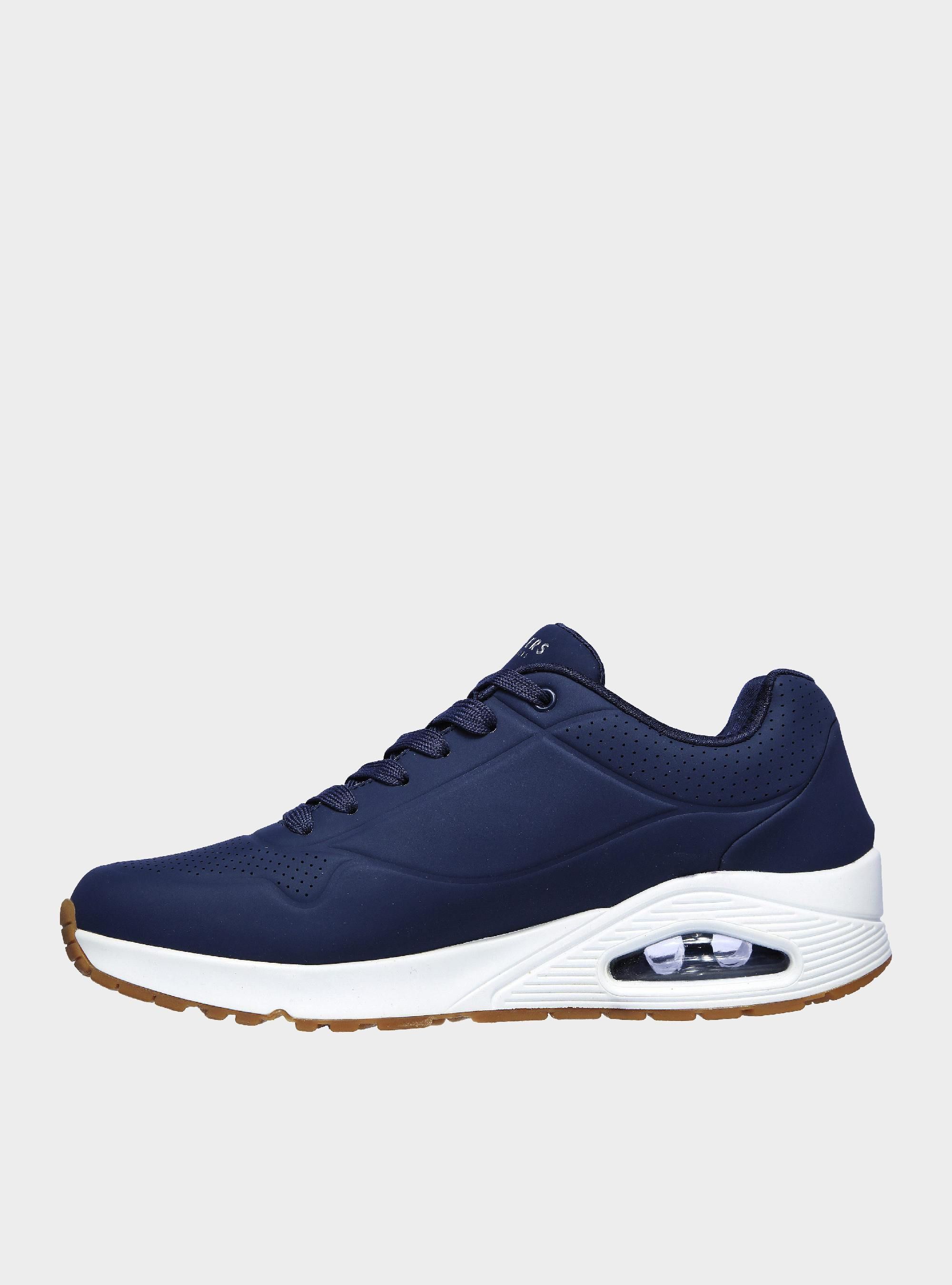 Skechers Męskie Sneakersy UNO STAND ON AIR Granatowy 52458NVY