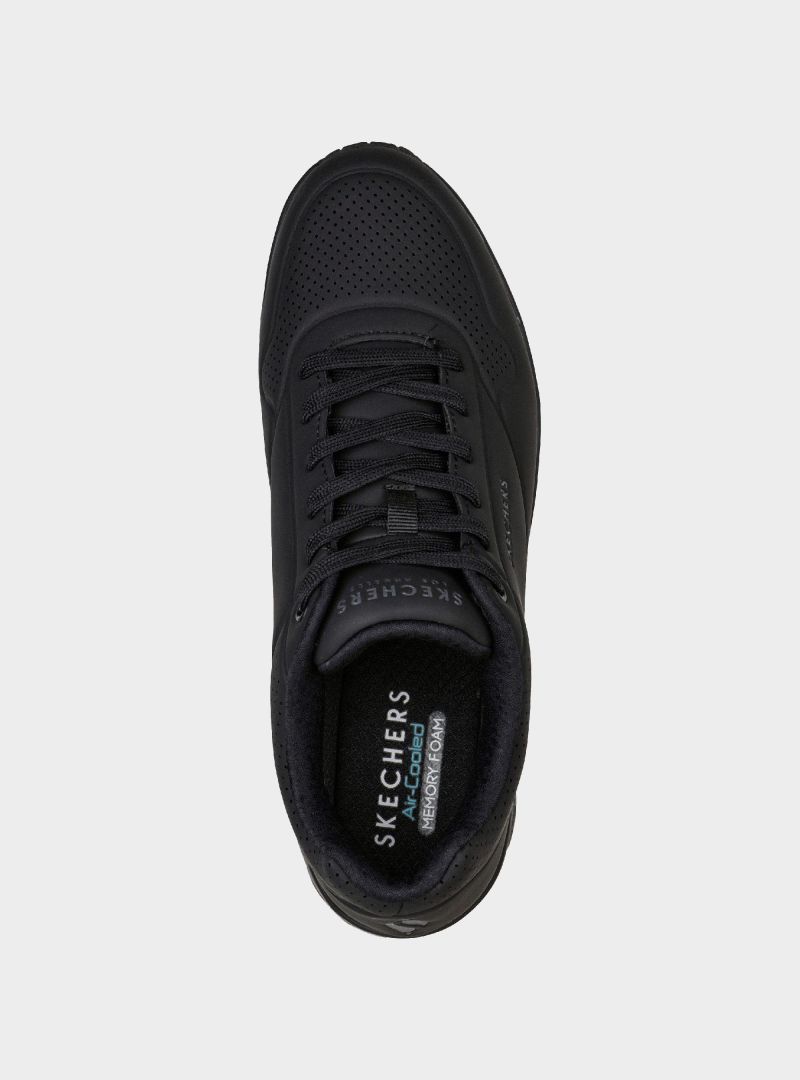 Skechers Męskie Sneakersy Uno Stand On Air - Czarne
