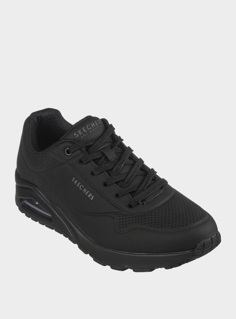 Skechers Męskie Sneakersy Uno Stand On Air - Czarne