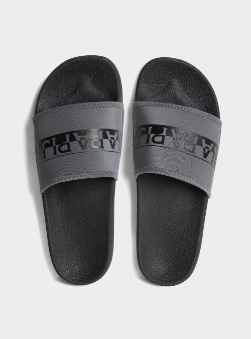 Napapijri STREAM SLIDE NP0A4GRY041 Napapijri STREAM SLIDE NP0A4GRY041