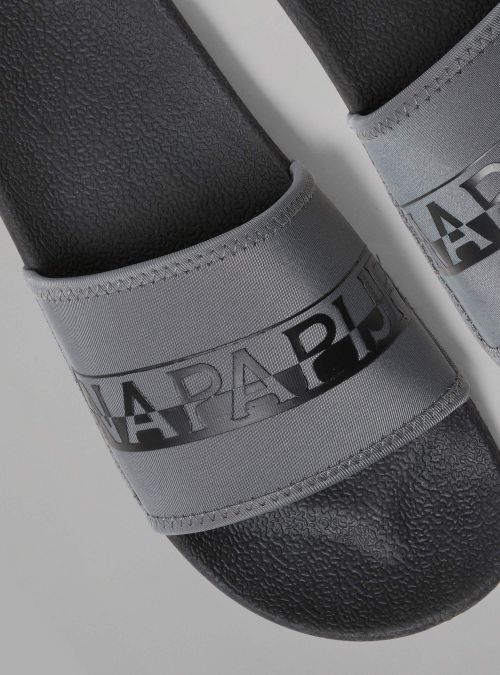 Napapijri STREAM SLIDE NP0A4GRY041 Napapijri STREAM SLIDE NP0A4GRY041