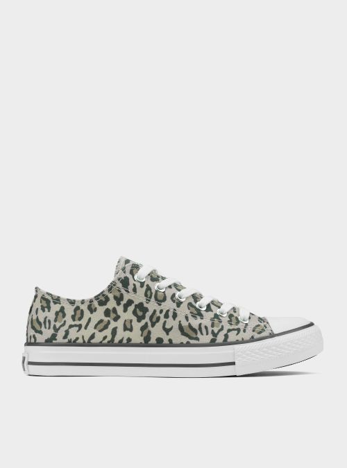 Monotox Damskie Trampki Norris Low 2 Modne - Leopard