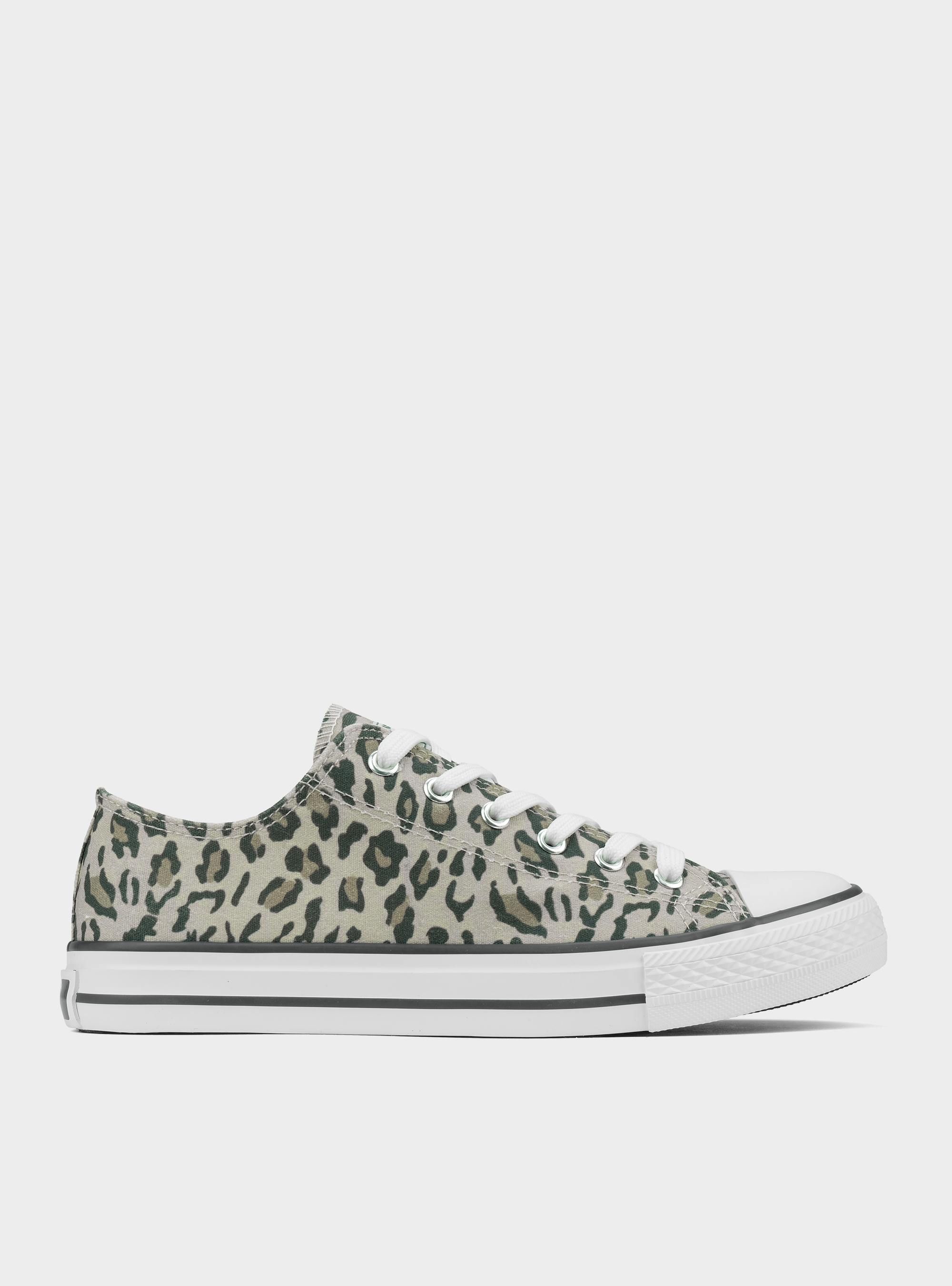 Monotox Damskie Trampki Norris Low 2 Modne - Leopard