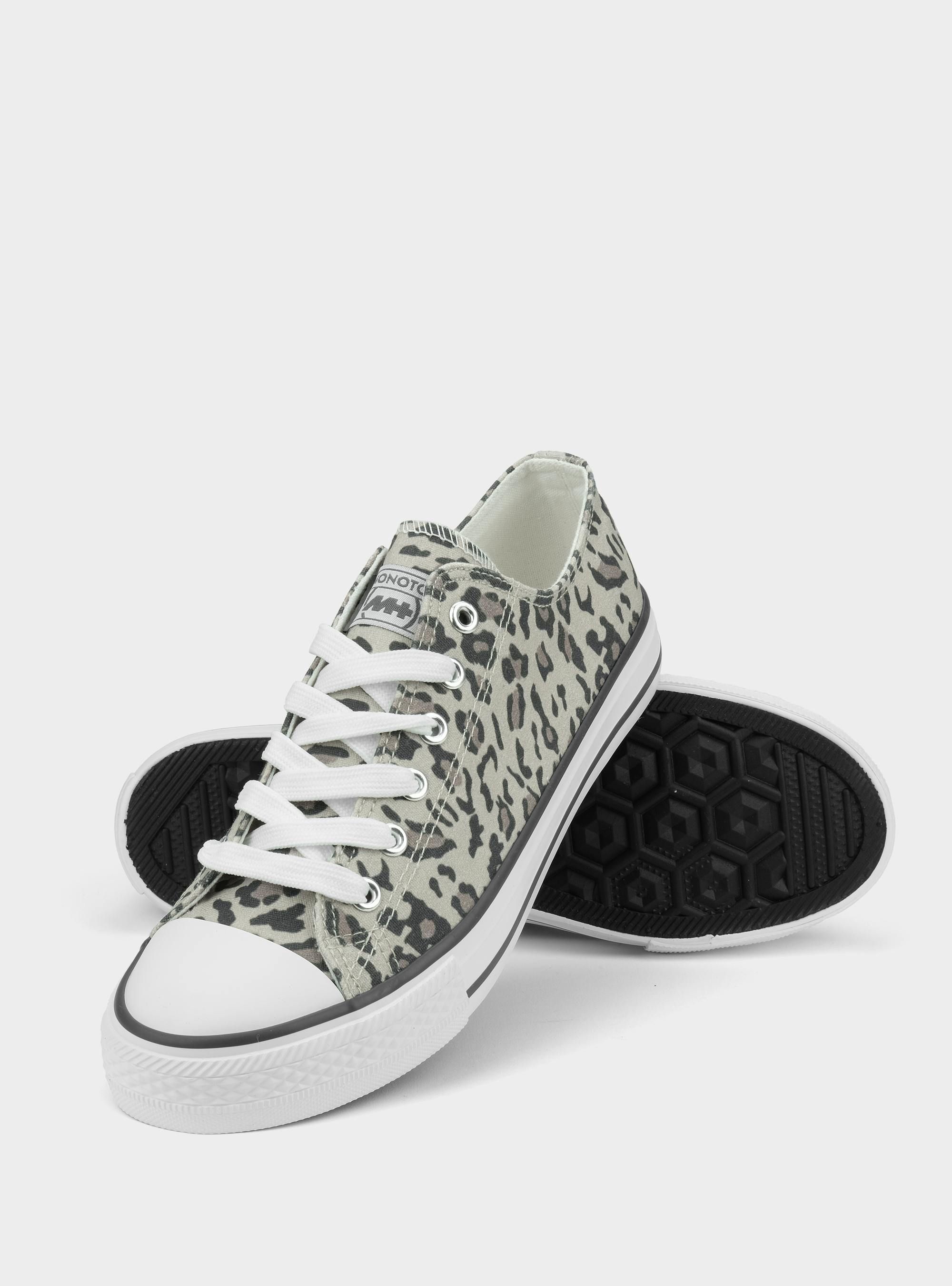 Monotox Damskie Trampki Norris Low 2 Modne - Leopard