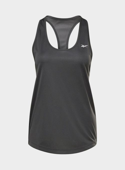 Reebok Damski Top US Perform Mesh Tank Sportowy - Szary