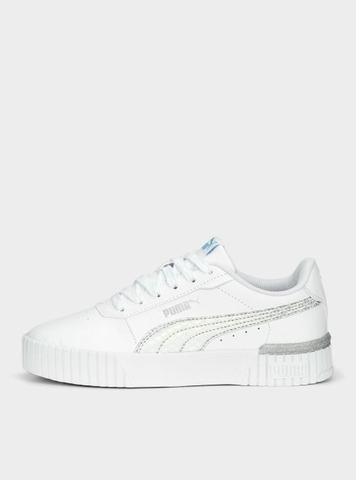 Puma Junior Sneakersy Carina 2.0 Mermaid Dziecięce - Białe