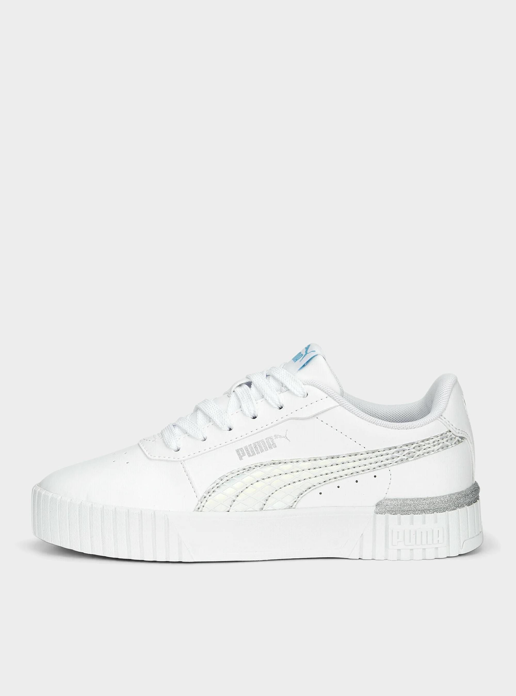 Puma Junior Sneakersy Carina 2.0 Mermaid Dziecięce - Białe