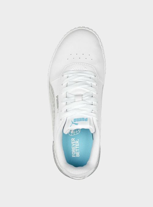 Puma Junior Sneakersy Carina 2.0 Mermaid Dziecięce - Białe