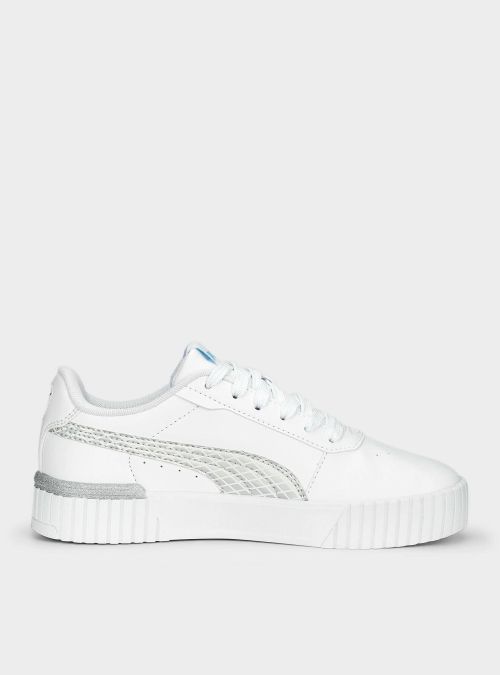 Puma Junior Sneakersy Carina 2.0 Mermaid Dziecięce - Białe