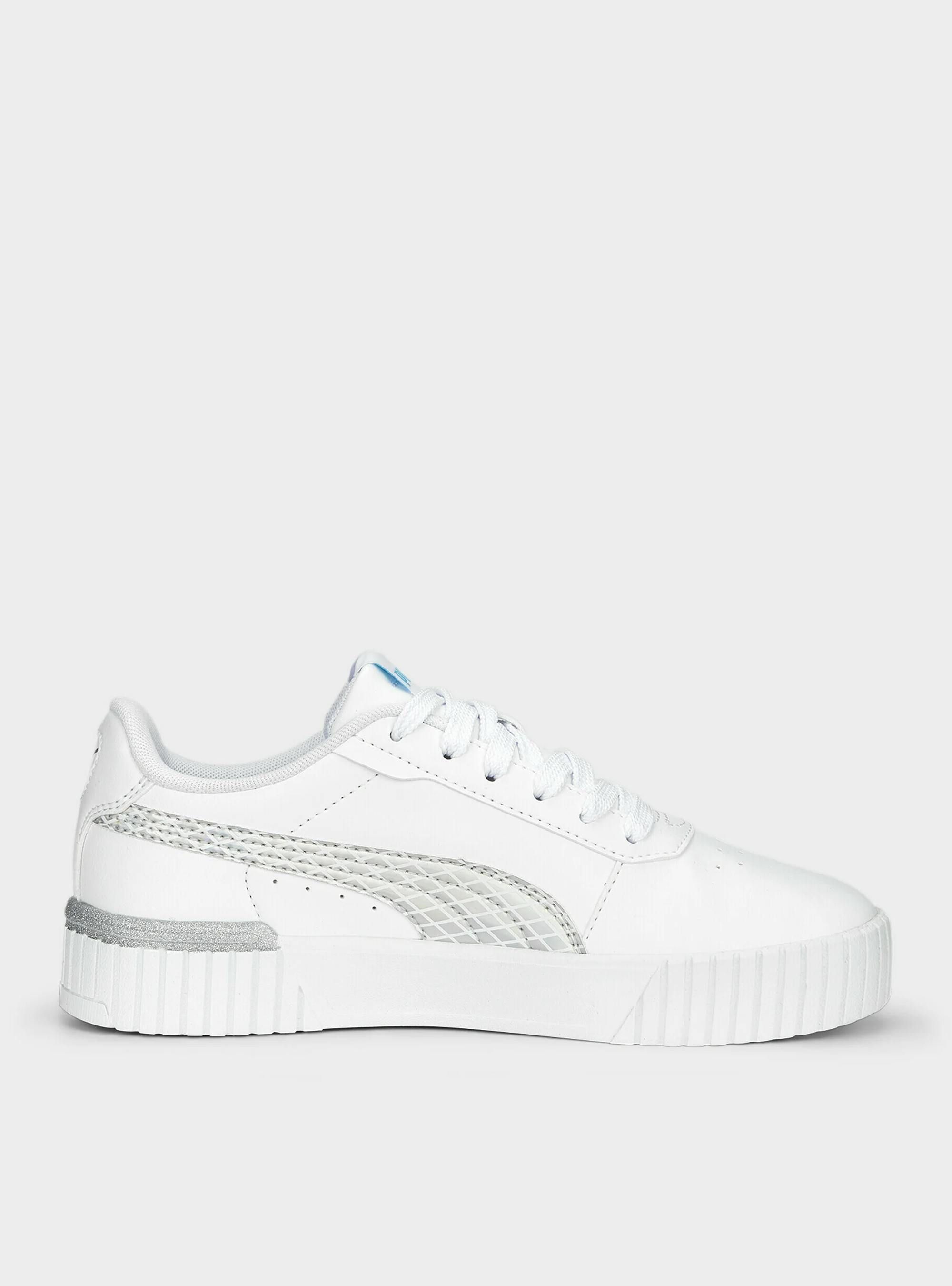 Puma Junior Sneakersy Carina 2.0 Mermaid Dziecięce - Białe