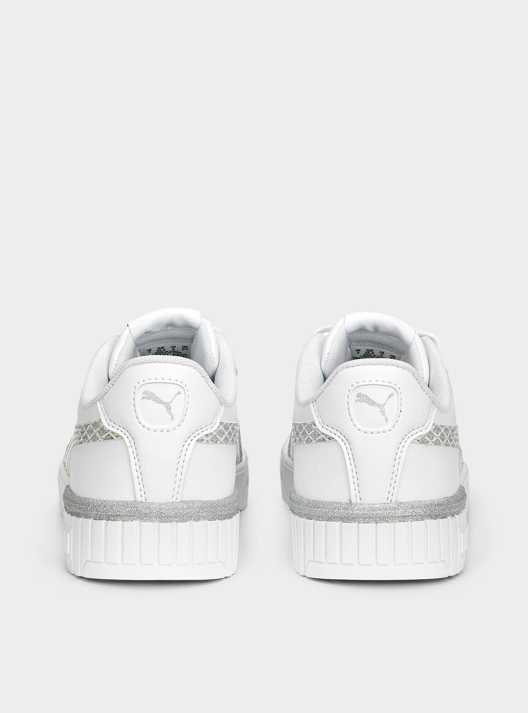 Puma Junior Sneakersy Carina 2.0 Mermaid Dziecięce - Białe