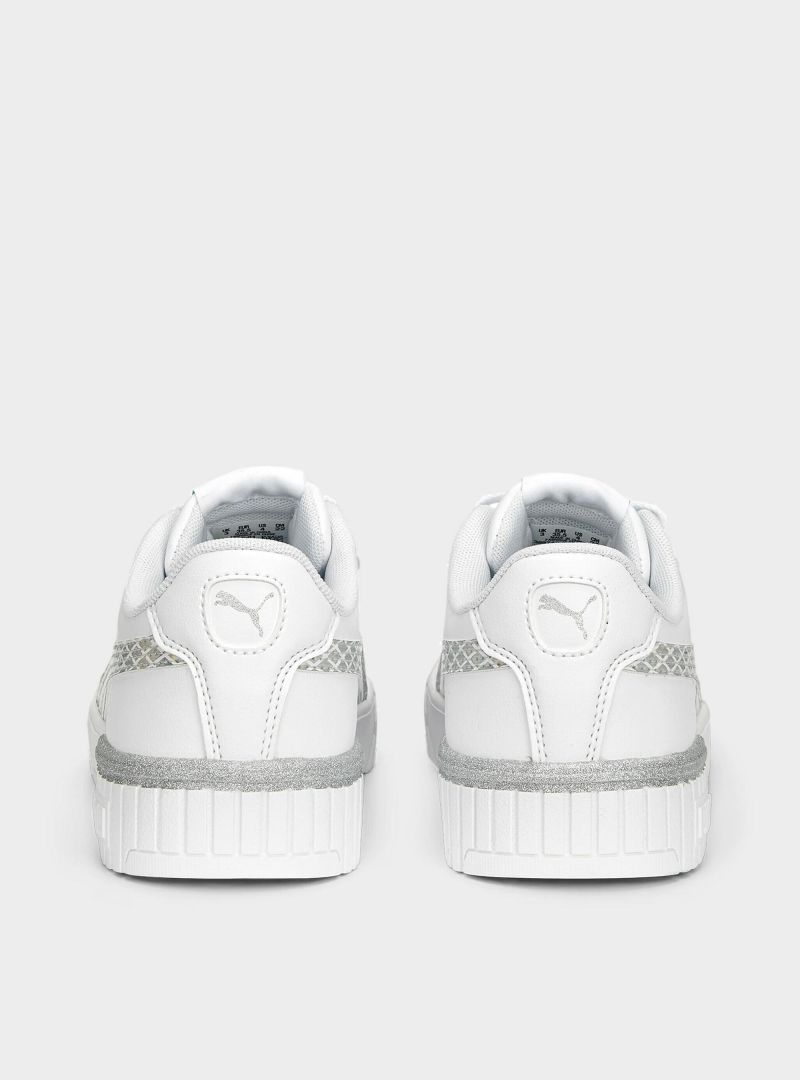 Puma Junior Sneakersy Carina 2.0 Mermaid Dziecięce - Białe