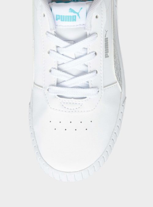 Puma Junior Sneakersy Carina 2.0 Mermaid Dziecięce - Białe