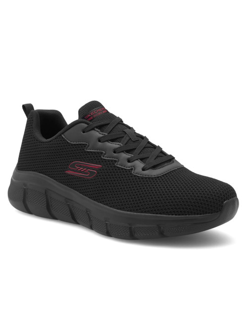 Skechers Męskie Sneakersy BOBS B FLEX CHILL EDGE Czarny