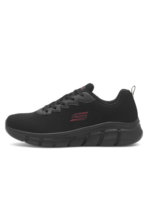 Skechers Męskie Sneakersy BOBS B FLEX CHILL EDGE Czarny
