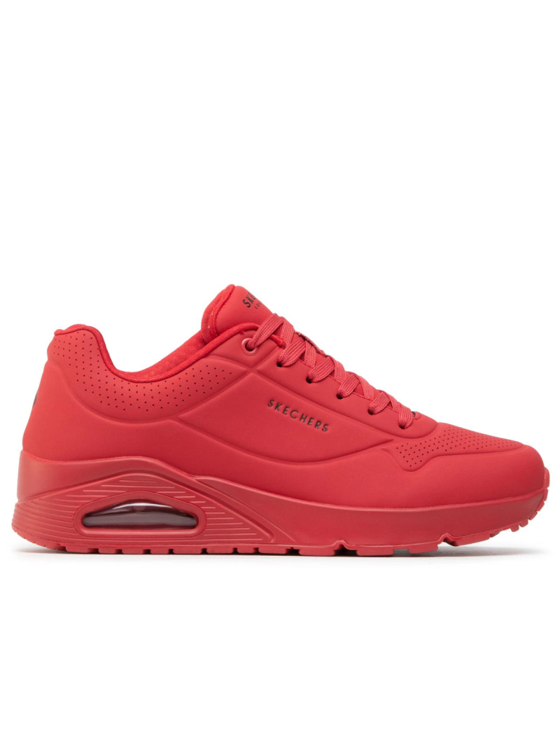 Skechers Męskie Sneakersy Uno Stand On Air - Czerwone