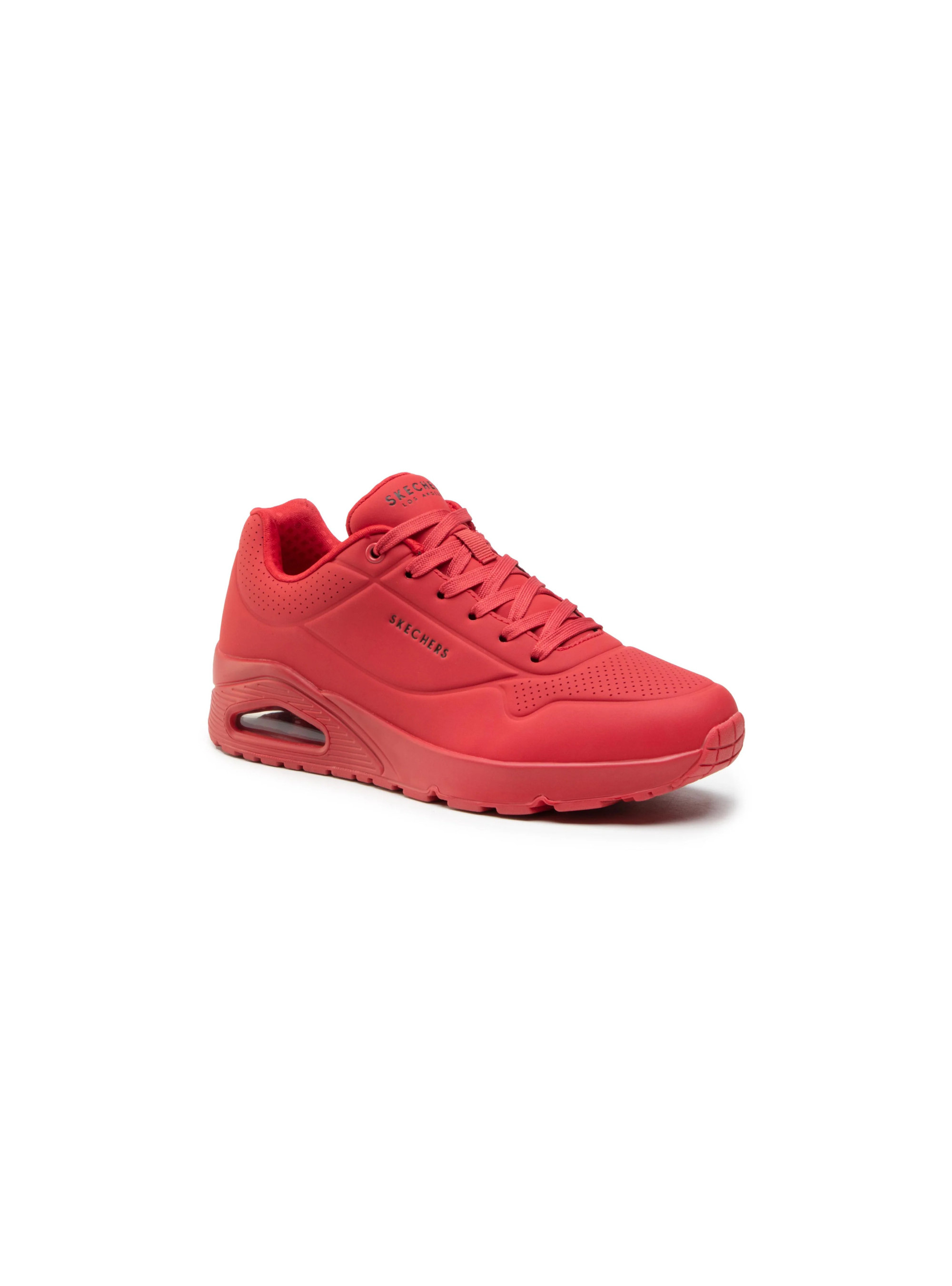 Skechers Męskie Sneakersy Uno Stand On Air - Czerwone