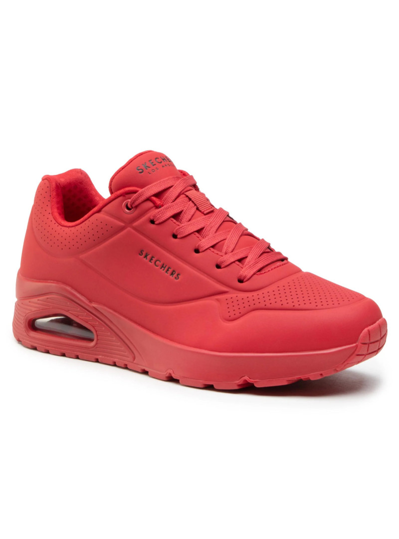 Skechers Męskie Sneakersy Uno Stand On Air - Czerwone