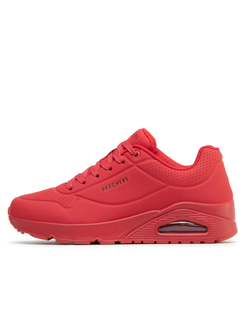 Skechers Męskie Sneakersy Uno Stand On Air - Czerwone