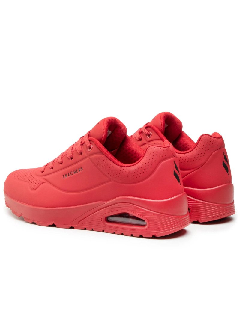 Skechers Męskie Sneakersy Uno Stand On Air - Czerwone