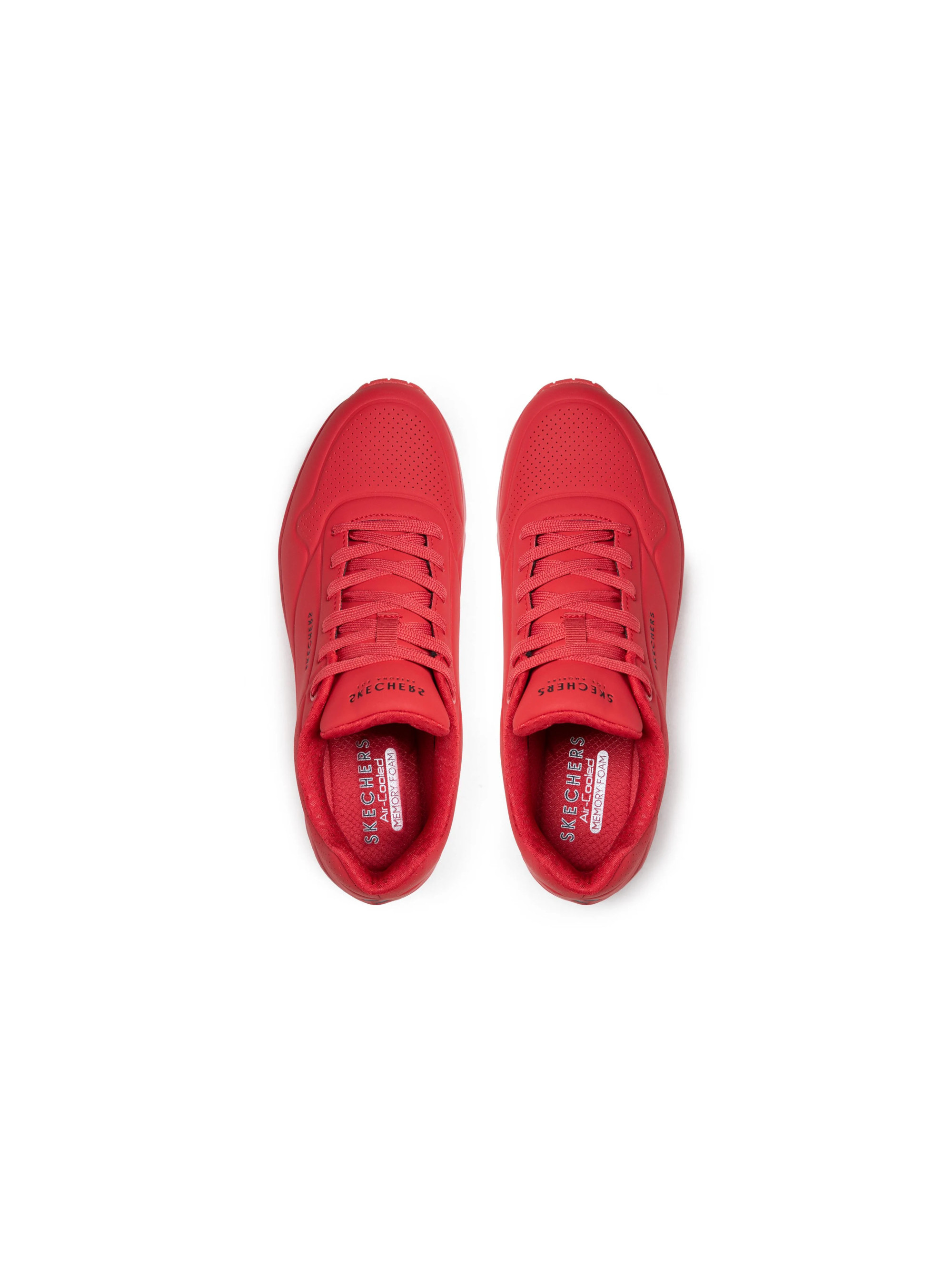 Skechers Męskie Sneakersy Uno Stand On Air - Czerwone