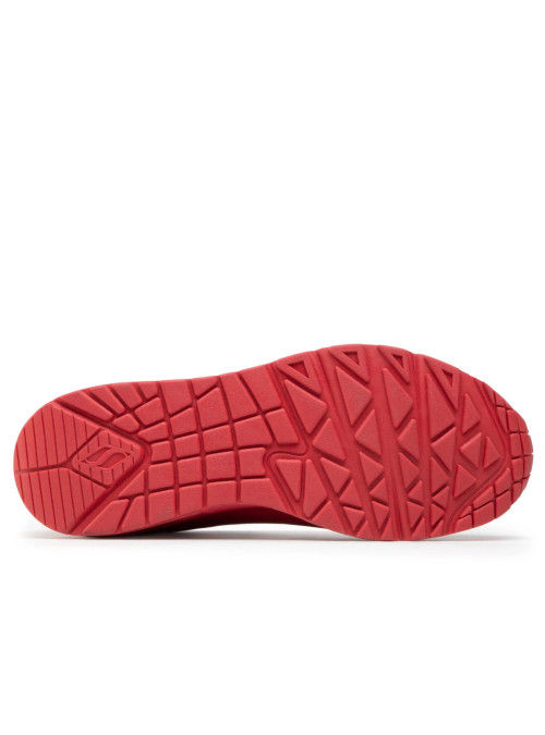 Skechers Męskie Sneakersy Uno Stand On Air - Czerwone