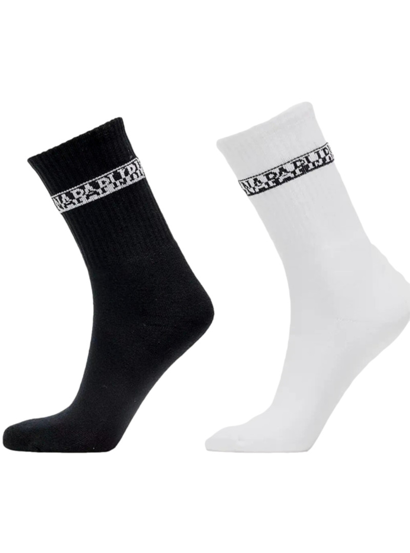 Napapijri F-BOX SOCKS WHTGRBLK MBB NP0A4GBUMBB