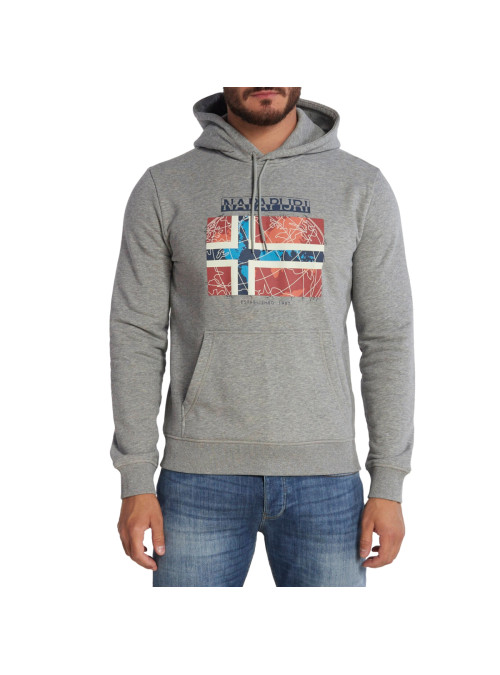 Napapijri B-GUIRO H 1 MED GREY NP0A4HE9160