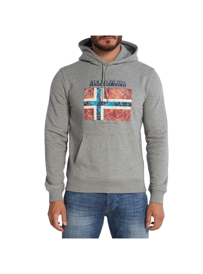 Napapijri B-GUIRO H 1 MED GREY NP0A4HE9160