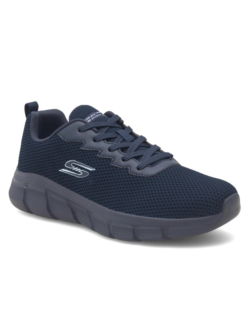 Skechers Męskie Sneakersy BOBS B FLEX CHILL EDGE Granatowy